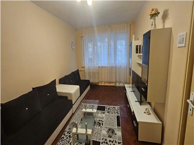 Berceni-Emil Racovita,apartament 2 camere,mobilat si utilat, bloc reabilitat